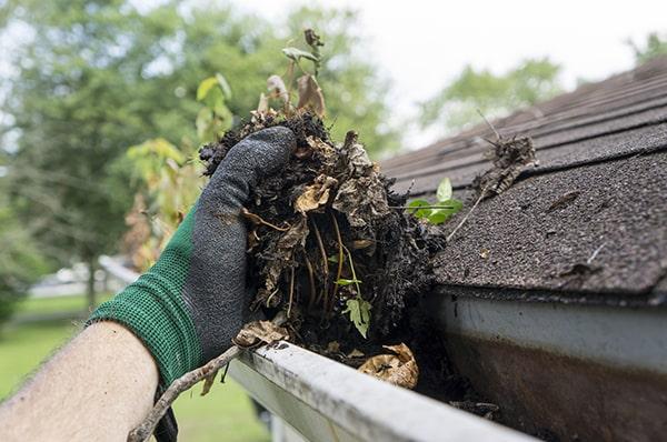 gutter cleaning is recommended at least twice a year, typically in the spring and fall